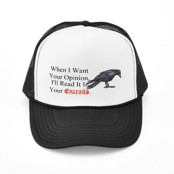 CafePress - Entrails On Wht Cap - Adjustable Unisex Printed Trucker Hat with Mesh Back