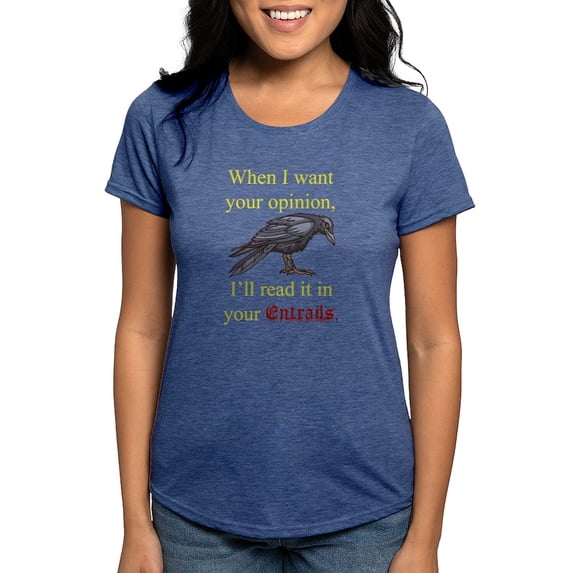 CafePress - Entrails On Wht Women's Dark T Shirt - Womens Tri-blend T-Shirt