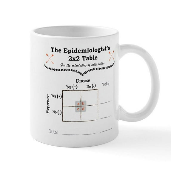 CafePress - Epidemiologist Odds Ratio Mug Mugs - 11 oz Ceramic Mug - Novelty Coffee Tea Cup