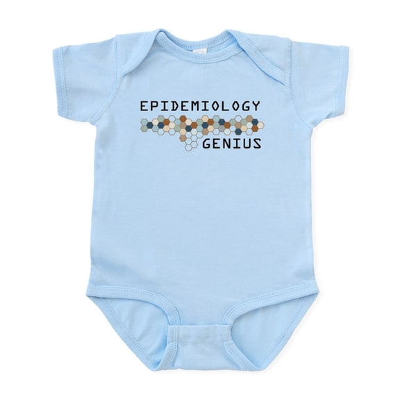 CafePress - Epidemiology Genius Infant Bodysuit - Baby Light Bodysuit, Size Newborn - 24 Months