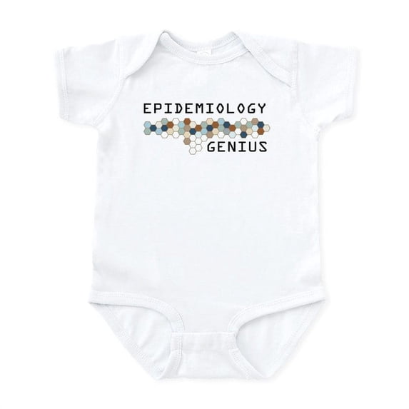 CafePress - Epidemiology Genius Infant Bodysuit - Baby Light Bodysuit, Size Newborn - 24 Months