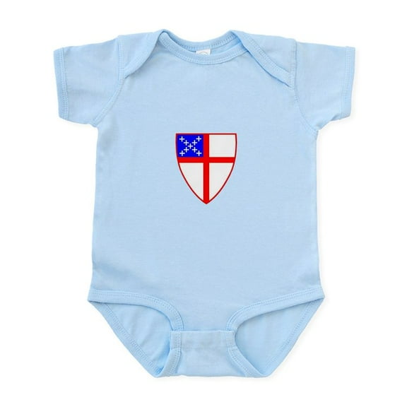CafePress - Episcopal Shield Infant Bodysuit - Baby Light Bodysuit, Size Newborn - 24 Months