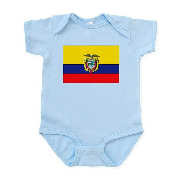 CafePress - Equador Infant Bodysuit - Baby Light Bodysuit, Size Newborn - 24 Months
