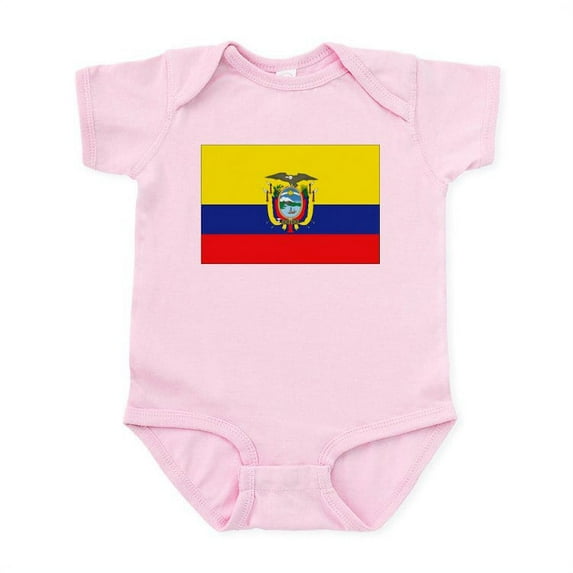 CafePress - Equador Infant Bodysuit - Baby Light Bodysuit, Size Newborn - 24 Months