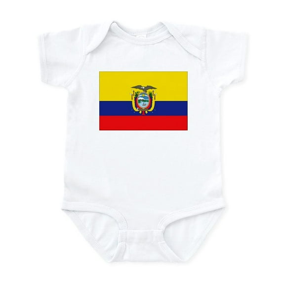 CafePress - Equador Infant Bodysuit - Baby Light Bodysuit, Size Newborn - 24 Months