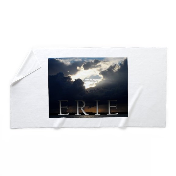 CafePress - Erie Rain Clouds - Large Beach Towel, Soft 30"x60" Towel with Unique Design
