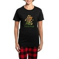 thumbnail image 1 of CafePress - Erin Go Bragh Golden Irish Women's Dark Pajamas - Women's Short Sleeve Print T-Shirt and Pants Dark Cotton Pajama Set, 1 of 7