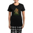 thumbnail image 1 of CafePress - Erin Go Bragh Golden Irish Women's Dark Pajamas - Women's Short Sleeve Print T-Shirt and Pants Dark Cotton Pajama Set, 1 of 7