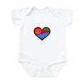thumbnail image 1 of CafePress - Eritrea Love Eritrean Infant Bodysuit - Baby Light Bodysuit, Size Newborn - 24 Months, 1 of 4