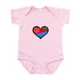 thumbnail image 1 of CafePress - Eritrea Love Eritrean Infant Bodysuit - Baby Light Bodysuit, Size Newborn - 24 Months, 1 of 4