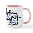 thumbnail image 1 of CafePress - Eskie Play Dead Mug - 11 oz Ceramic Mug - Novelty Coffee Tea Cup, 1 of 6
