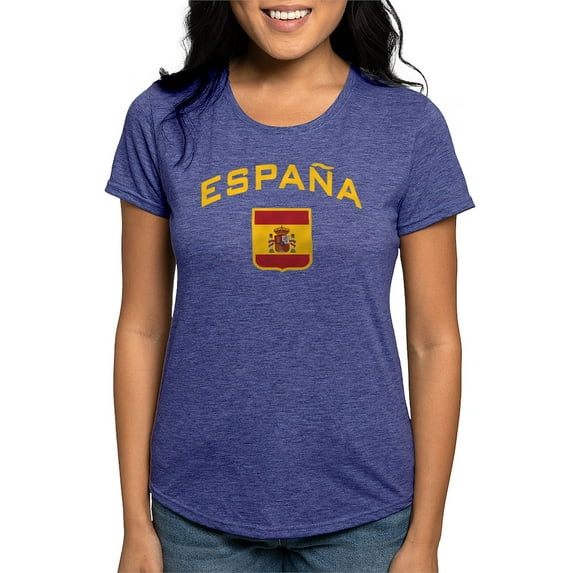 CafePress - Espana Women's Deluxe T Shirt - Womens Tri-blend T-Shirt