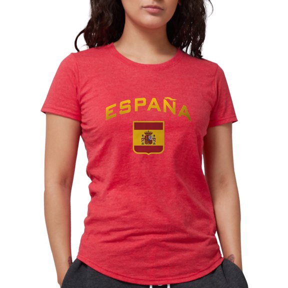 CafePress - Espana Women's Deluxe T Shirt - Womens Tri-blend T-Shirt