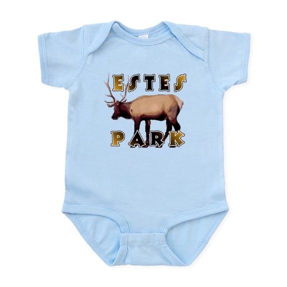 CafePress - Estes Park , Colorado Elk Infant Bodysuit - Baby Light Bodysuit, Size Newborn - 24 Months