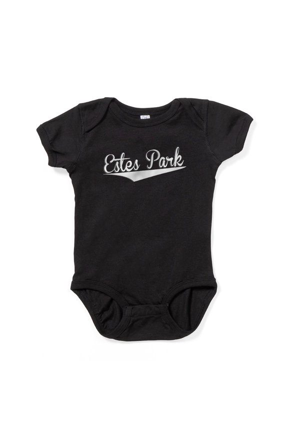 - Estes Park, Retro, - Cute Infant Bodysuit Baby Romper - Size Newborn - 24 Months