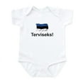 thumbnail image 1 of CafePress - Estonian Terviseks Infant Bodysuit - Baby Light Bodysuit, Size Newborn - 24 Months, 1 of 4