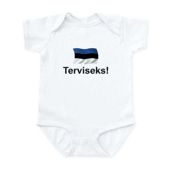 CafePress - Estonian Terviseks Infant Bodysuit - Baby Light Bodysuit, Size Newborn - 24 Months