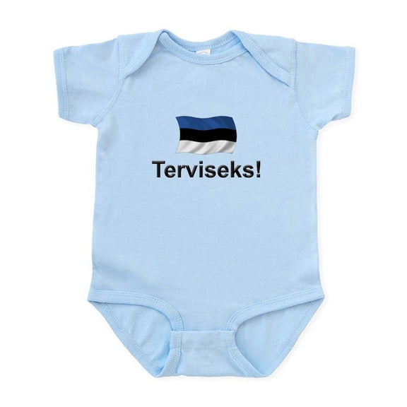 CafePress - Estonian Terviseks Infant Bodysuit - Baby Light Bodysuit, Size Newborn - 24 Months