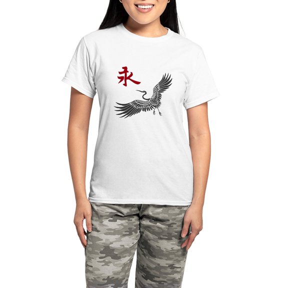 CafePress - Eternity Women's Light Pajamas - Women's Short Sleeve Print T-Shirt and Pants Light Cotton Pajama Set