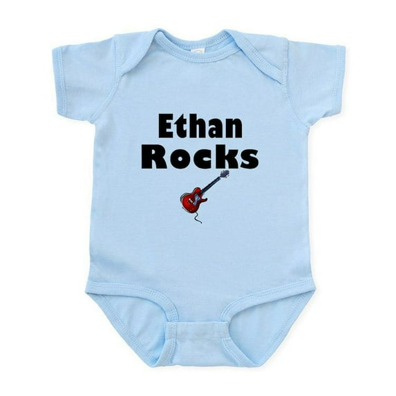CafePress - Ethan Rocks Infant Bodysuit - Baby Light Bodysuit, Size Newborn - 24 Months