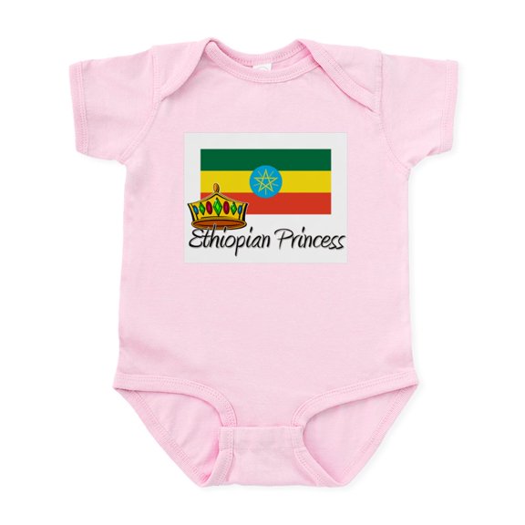 CafePress - Ethiopian Princess Infant Bodysuit - Baby Light Bodysuit, Size Newborn - 24 Months