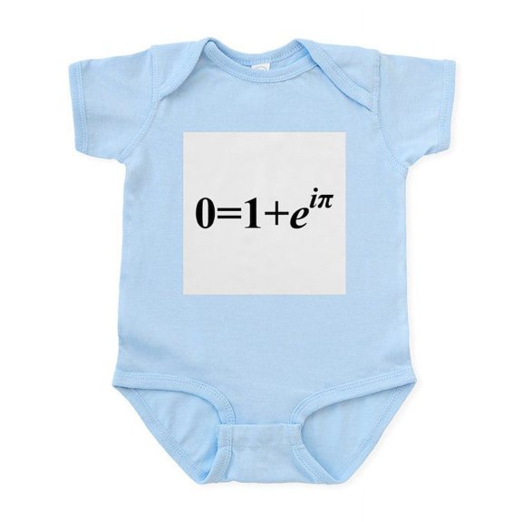CafePress - Euler Formula Infant Creeper - Baby Light Bodysuit, Size Newborn - 24 Months
