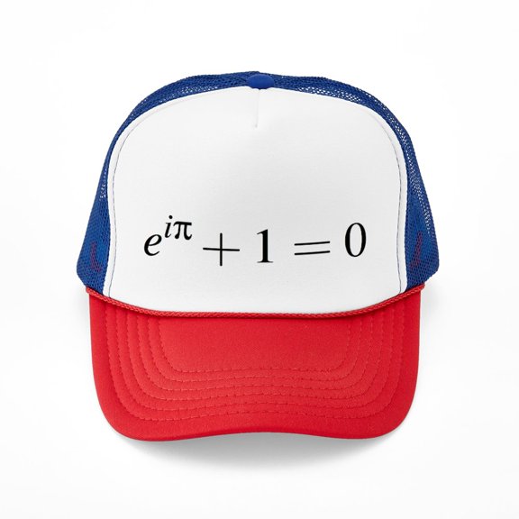 CafePress - Euler's Identity - Adjustable Unisex Printed Trucker Hat with Mesh Back