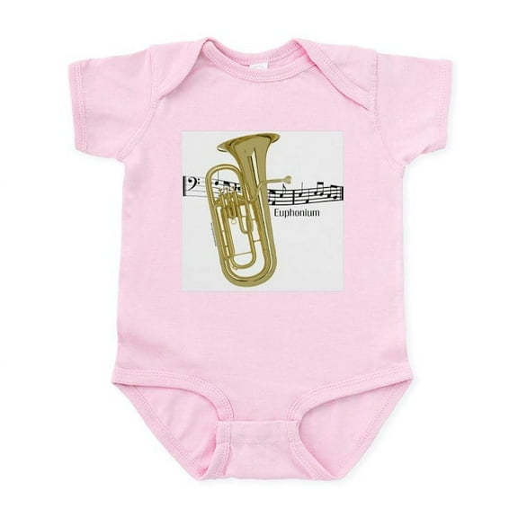 CafePress - Euphonium Music Infant Bodysuit - Baby Light Bodysuit, Size Newborn - 24 Months