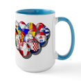 thumbnail image 1 of CafePress - European Soccer Football Large Mug - 15 oz Ceramic Large White Novelty Mug, 1 of 4
