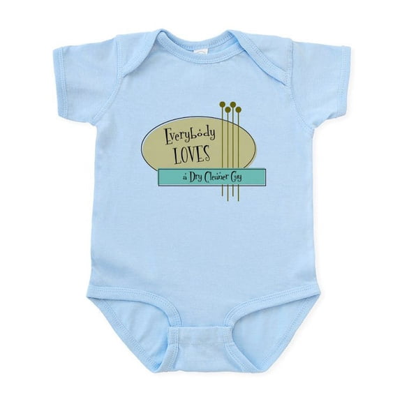 CafePress - Everybody Loves A Dry Cleaner Guy Infant Bodysuit - Baby Light Bodysuit, Size Newborn - 24 Months