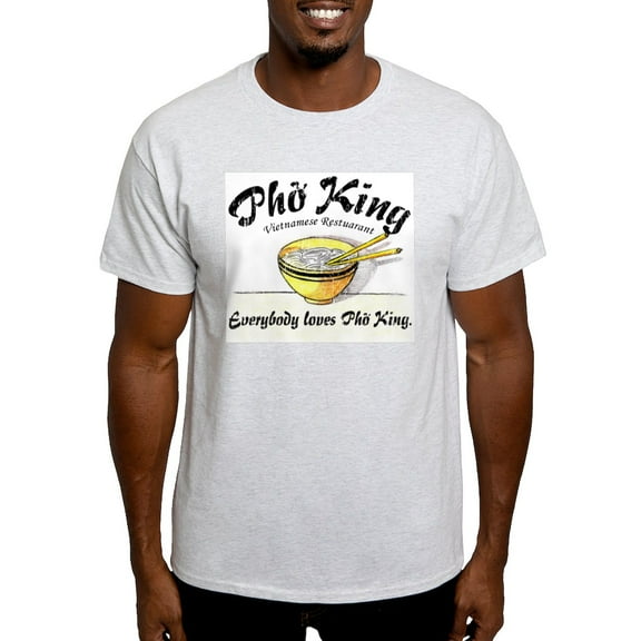 CafePress - Everybody Loves Pho King Ash Grey T Shirt - Men's Classic Graphic T-Shirt