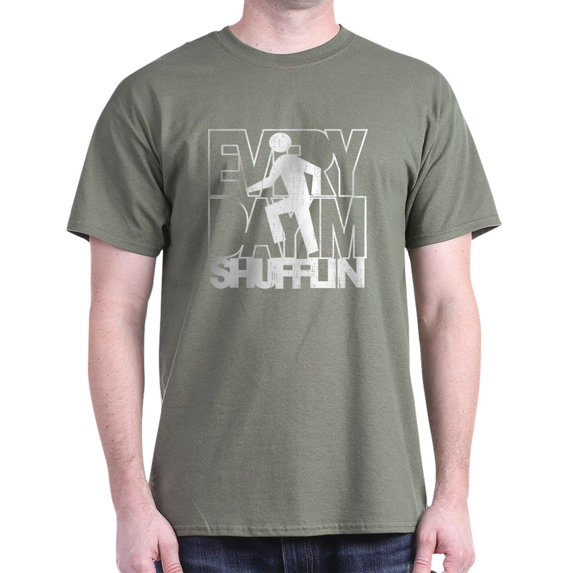 CafePress - Everyday I'm Shufflin T Shirt - Men's Classic Graphic Cotton T-Shirt