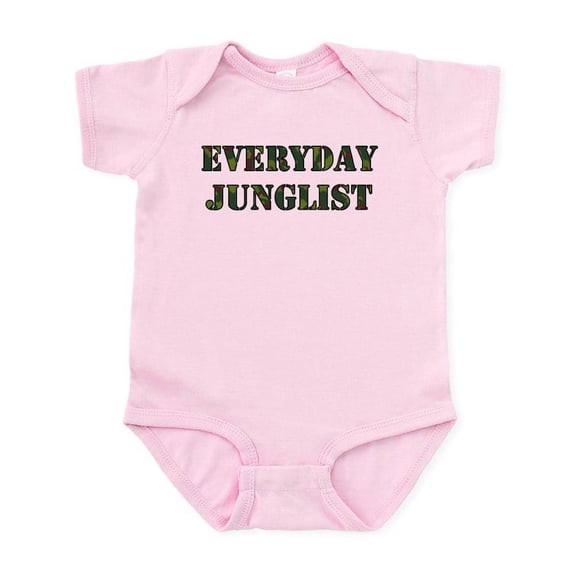 CafePress - Everyday Junglist (Black Border) Infant Bodysuit - Baby Light Bodysuit, Size Newborn - 24 Months