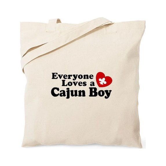 CafePress - Everyone Loves A Cajun Boy Tote Bag - Unisex Canvas Tote Bag, Beige, 1-Piece