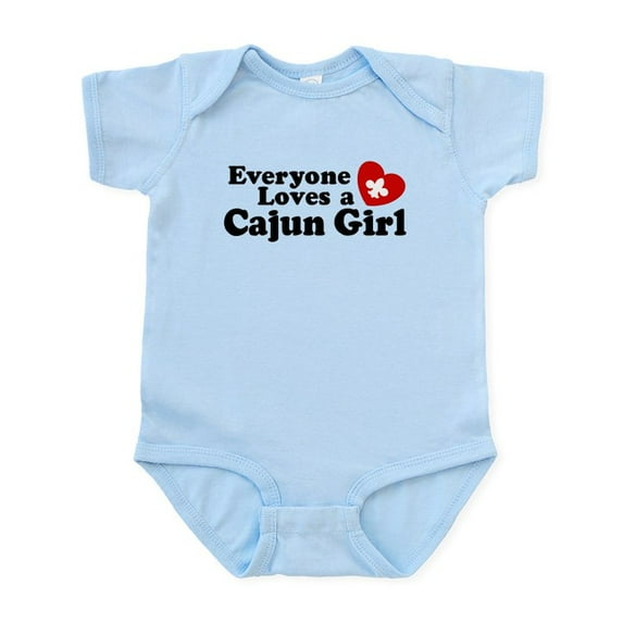 CafePress - Everyone Loves A Cajun Girl Infant Bodysuit - Baby Light Bodysuit, Size Newborn - 24 Months