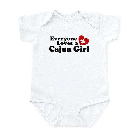 CafePress - Everyone Loves A Cajun Girl Infant Bodysuit - Baby Light Bodysuit, Size Newborn - 24 Months