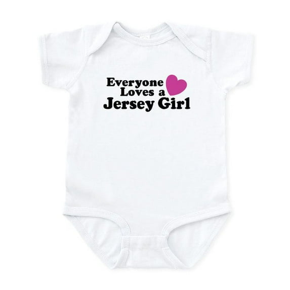 CafePress - Everyone Loves A Jersey Girl Infant Bodysuit - Baby Light Bodysuit, Size Newborn - 24 Months