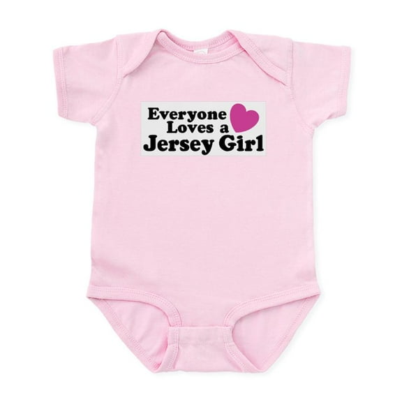 CafePress - Everyone Loves A Jersey Girl Infant Bodysuit - Baby Light Bodysuit, Size Newborn - 24 Months