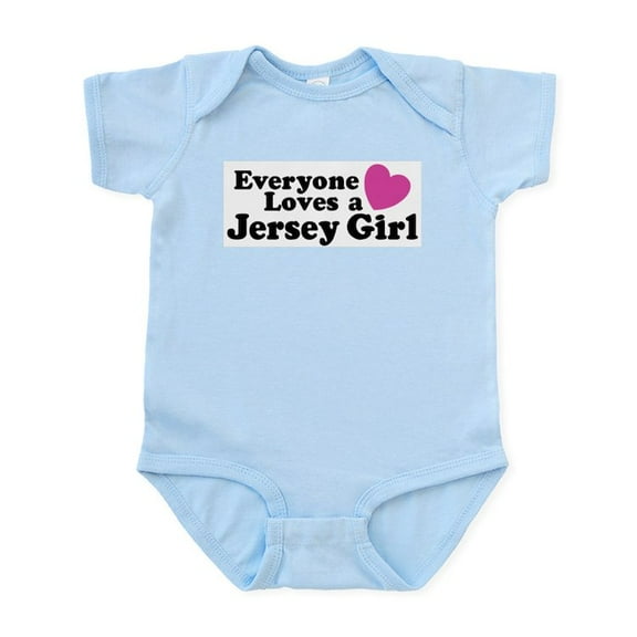 CafePress - Everyone Loves A Jersey Girl Infant Bodysuit - Baby Light Bodysuit, Size Newborn - 24 Months