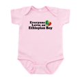 thumbnail image 1 of CafePress - Everyone Loves An Ethiopian Boy Infant Bodysuit - Baby Light Bodysuit, Size Newborn - 24 Months, 1 of 4