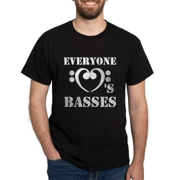 CafePress - Everyone Loves Basses T Shirt - Men's Classic Graphic Cotton T-Shirt