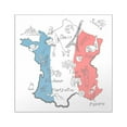 thumbnail image 1 of CafePress - Everything France Sticker - Square Sticker 3" x 3", 1 of 1