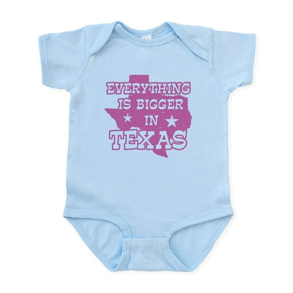 CafePress - Everything Is Bigger In Texas Infant Bodysuit - Baby Light Bodysuit, Size Newborn - 24 Months