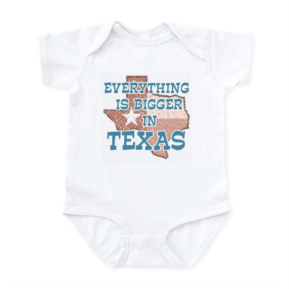CafePress - Everything Is Bigger In Texas Infant Bodysuit - Baby Light Bodysuit