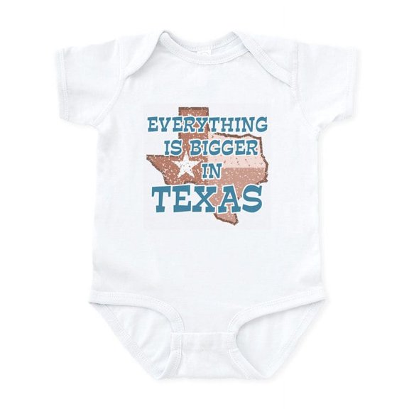 CafePress - Everything Is Bigger In Texas Infant Bodysuit - Baby Light Bodysuit