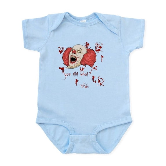 CafePress - Evil Clown Infant Bodysuit - Baby Light Bodysuit, Size Newborn - 24 Months