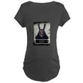 thumbnail image 1 of CafePress - Evil Easter Bunny Rabbit SOLO Maternity T Shirt - Maternity Dark T-Shirt, 1 of 3