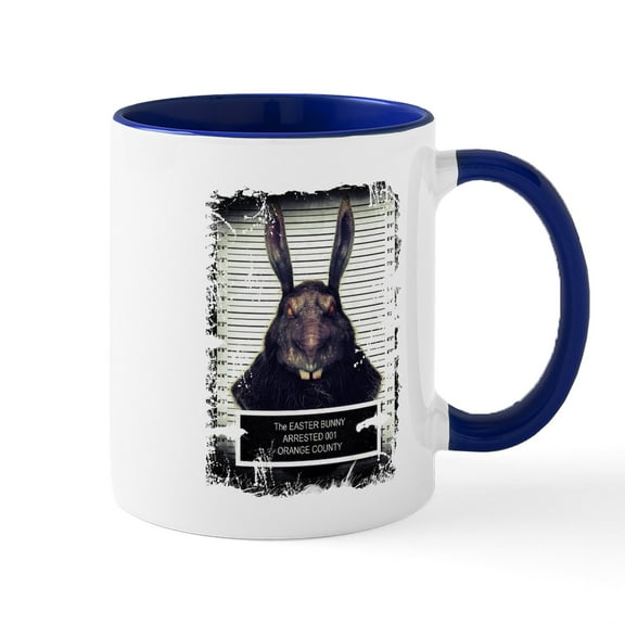CafePress - Evil Easter Bunny Rabbit SOLO Mugs - 11 oz Ceramic Mug - Novelty Coffee Tea Cup