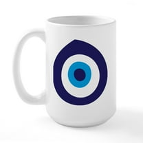 CafePress - Evil Eye Large Mug - 15 oz Ceramic Large White Novelty Mug