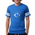 thumbnail image 1 of CafePress - Evil Eye, Spiritual Symbol Of Protection, Greek Cu Men's Football T Shirt - Mens Football Shirt, 1 of 4